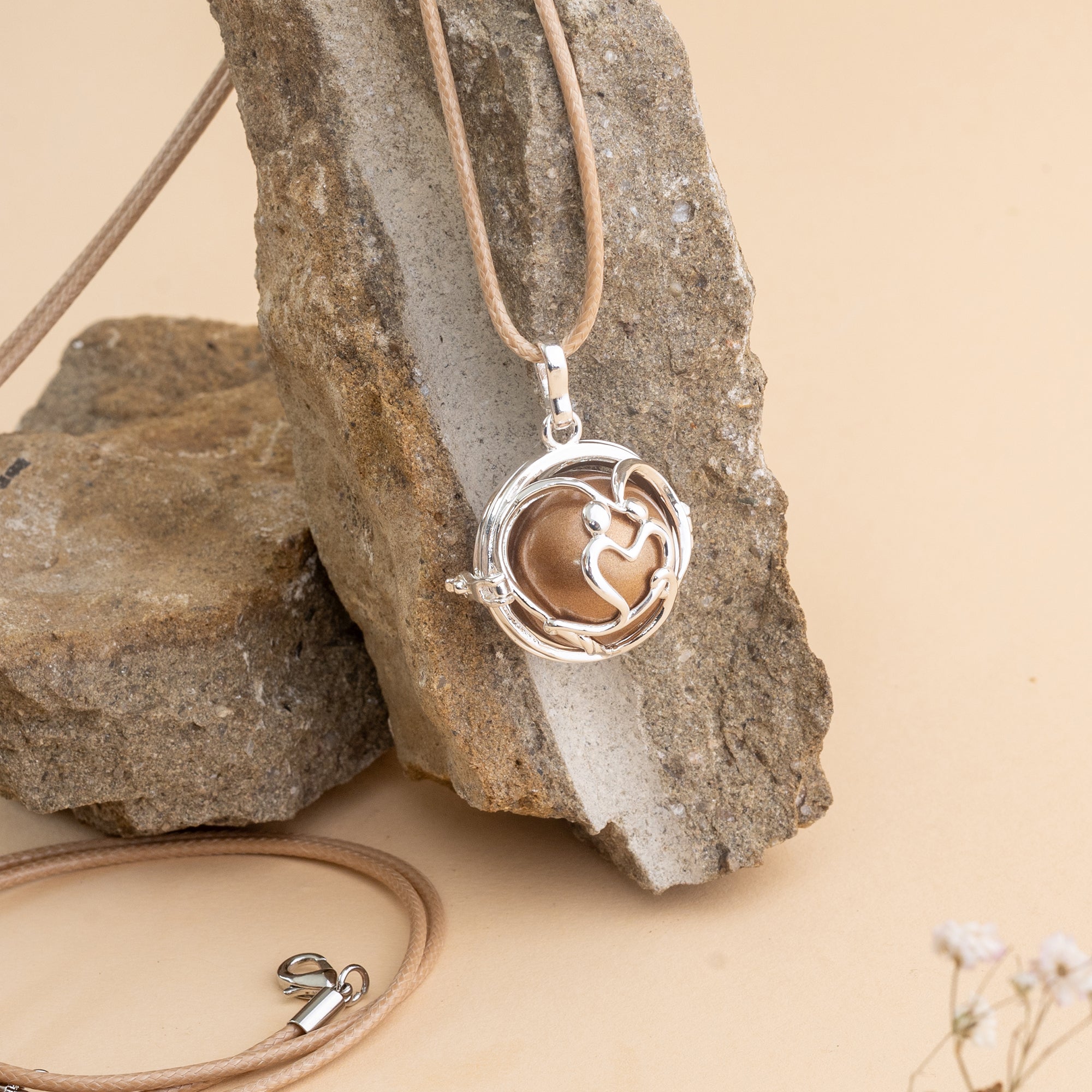 Těhotenská bola Harmony 22 mm – elegantní stříbrná rolnička